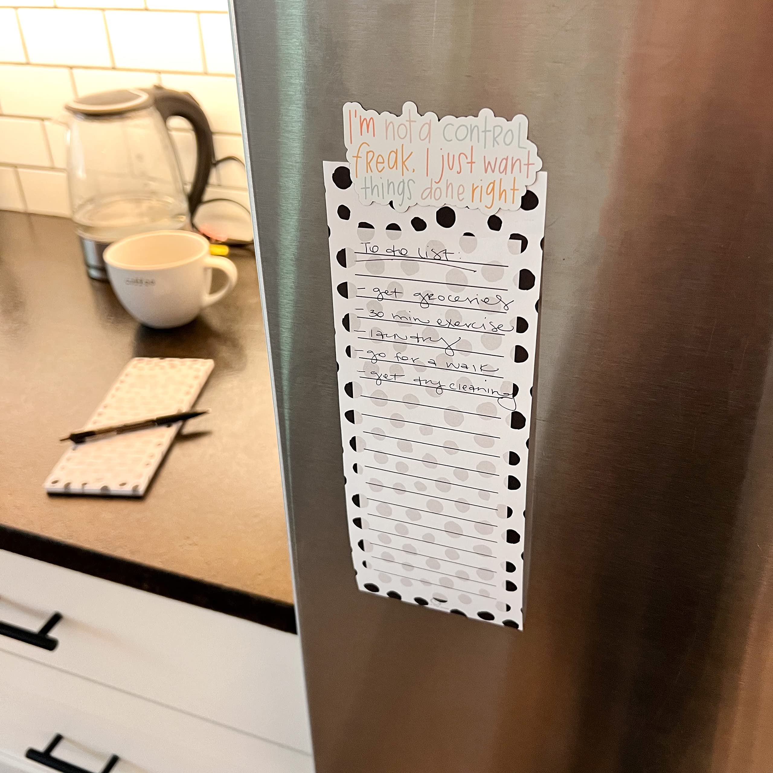 Compact 3.0 x 1.63 inch fridge magnet with laminate