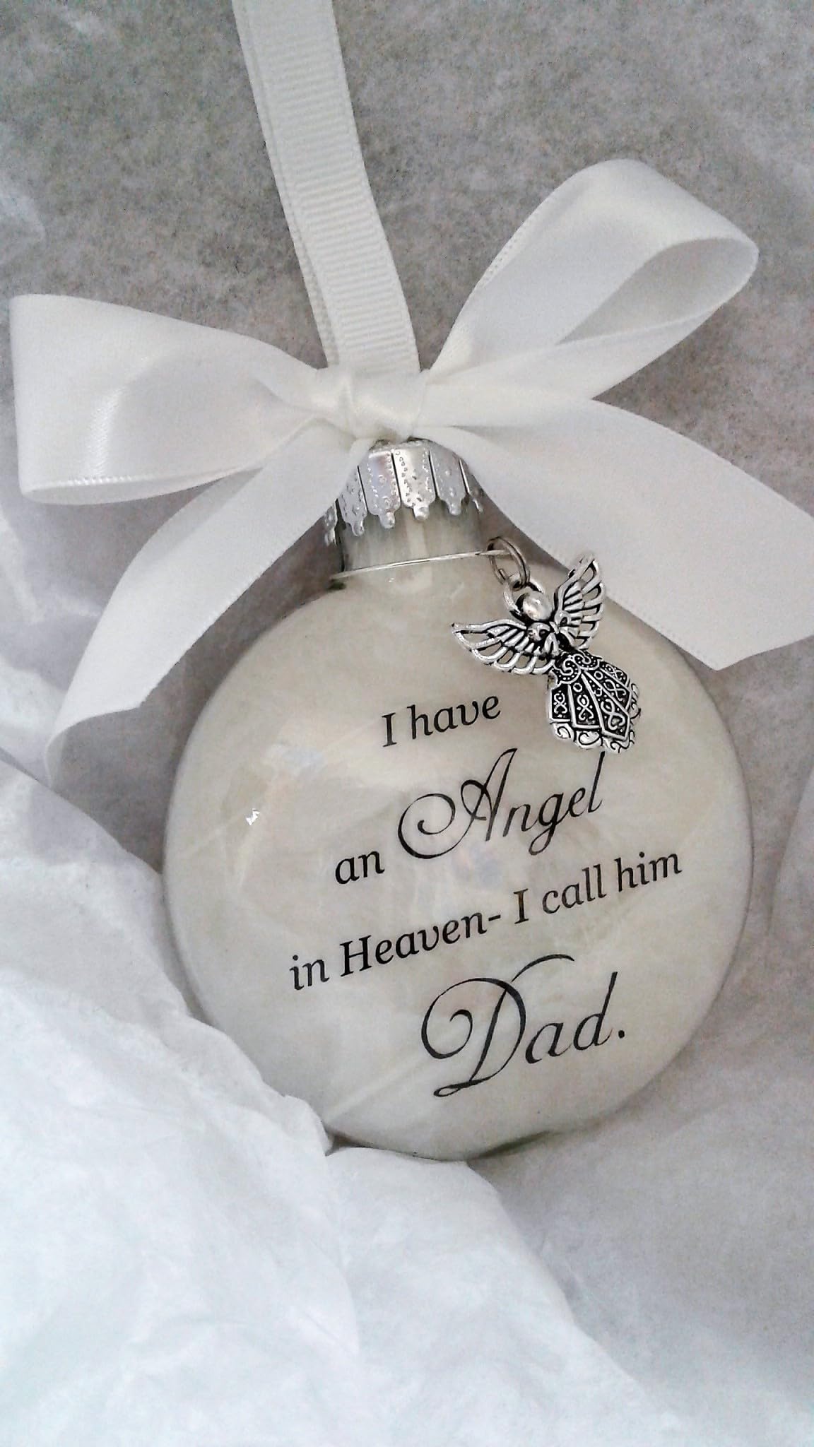 Woman owned small business memorial ornament packaging