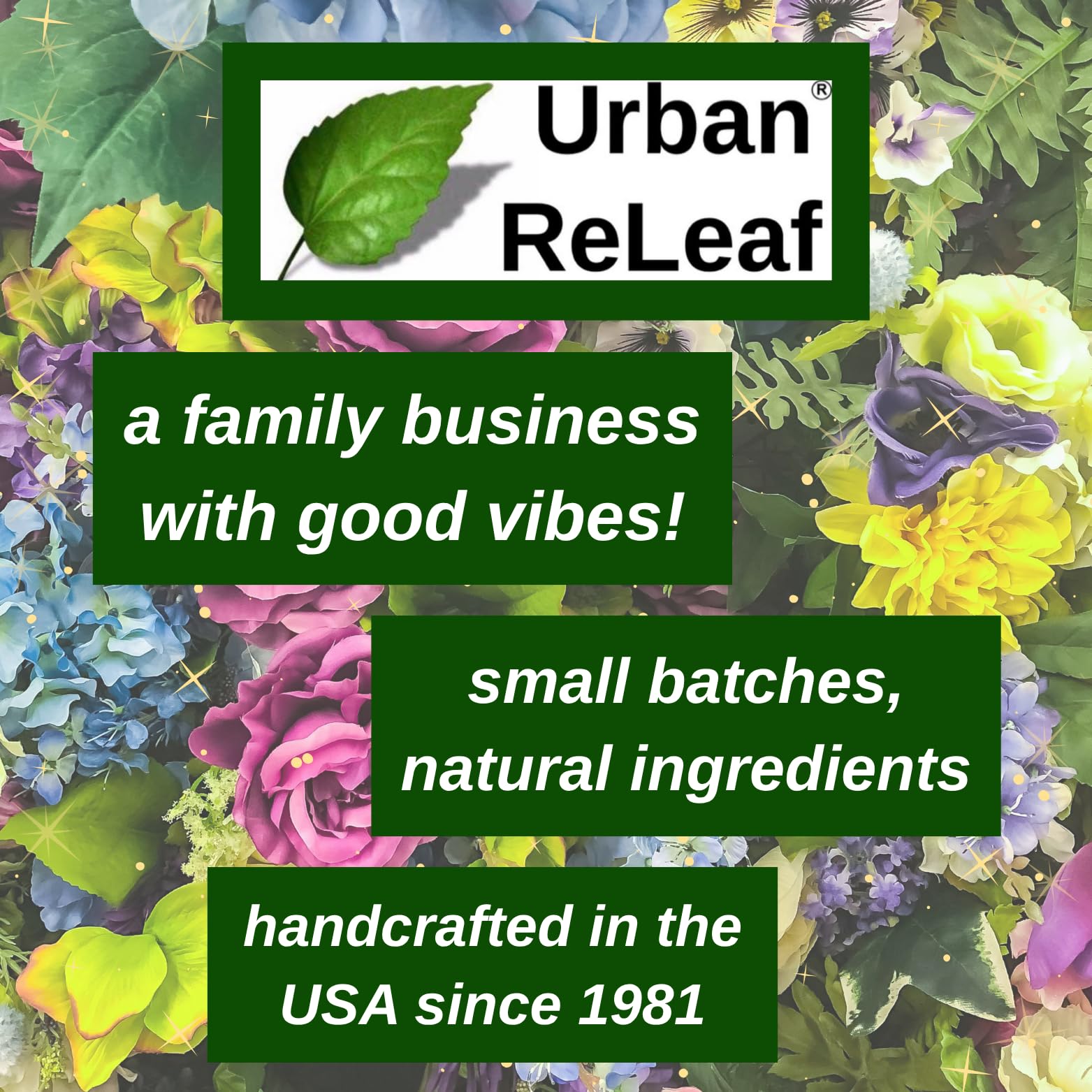 Handmade in USA small batches aromatherapy bottle