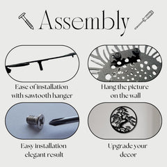 Premium metal wall decor suitable for indoor and outdoor spaces