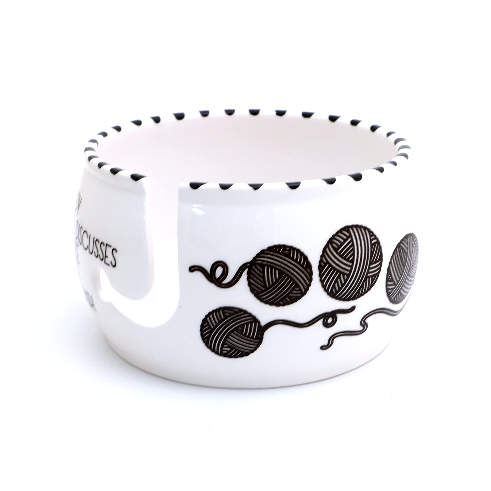 Gift-ready Yarn Bowl for makers who knit or crochet
