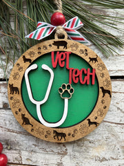 Includes beads ribbon and twine for hanging ornament