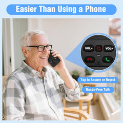 One-touch call and answer keys for easy operation