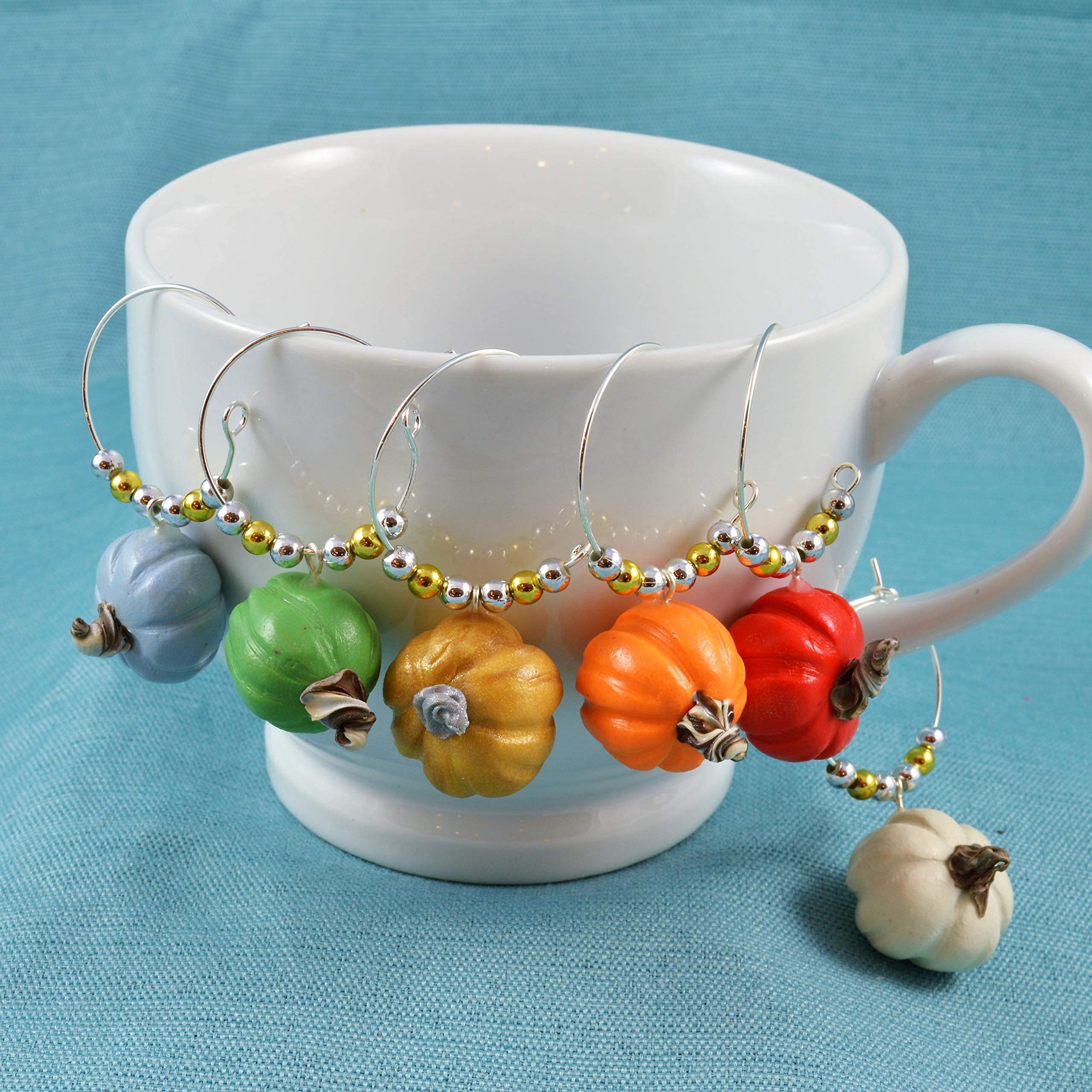 Care: handwash only polymer clay charms