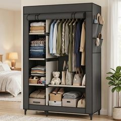 Dust cover with zippered roll-up door for quick access