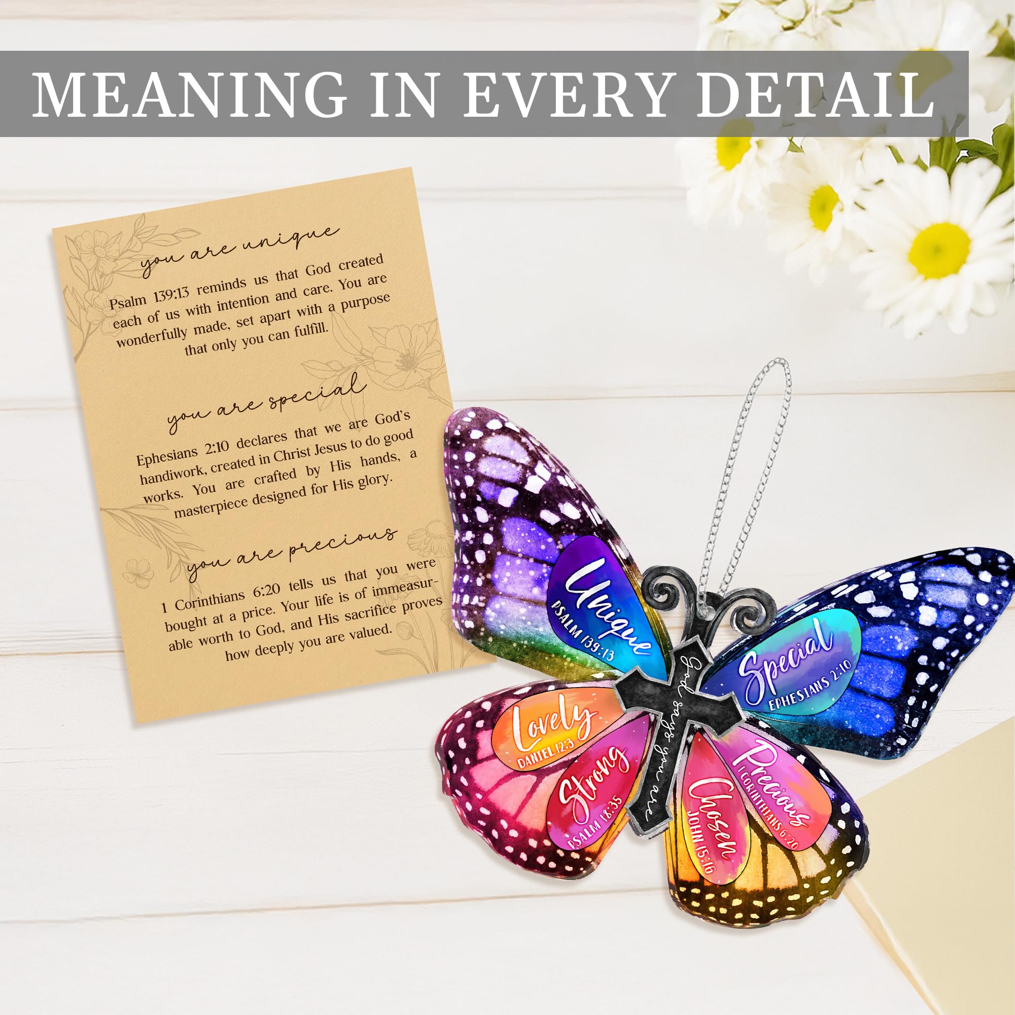 Lightweight butterfly decor for home and car