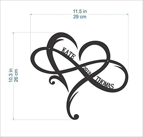 Sign with two side holes for hanging