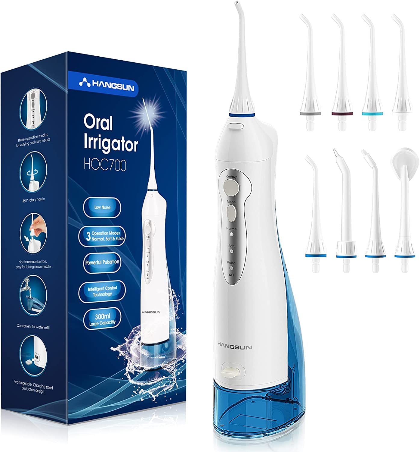 Hangsun water flossers product image with white body
