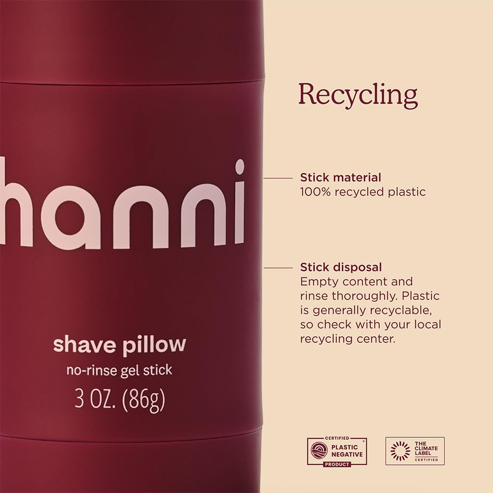 Gel left after shaving massaged into skin as moisturizer