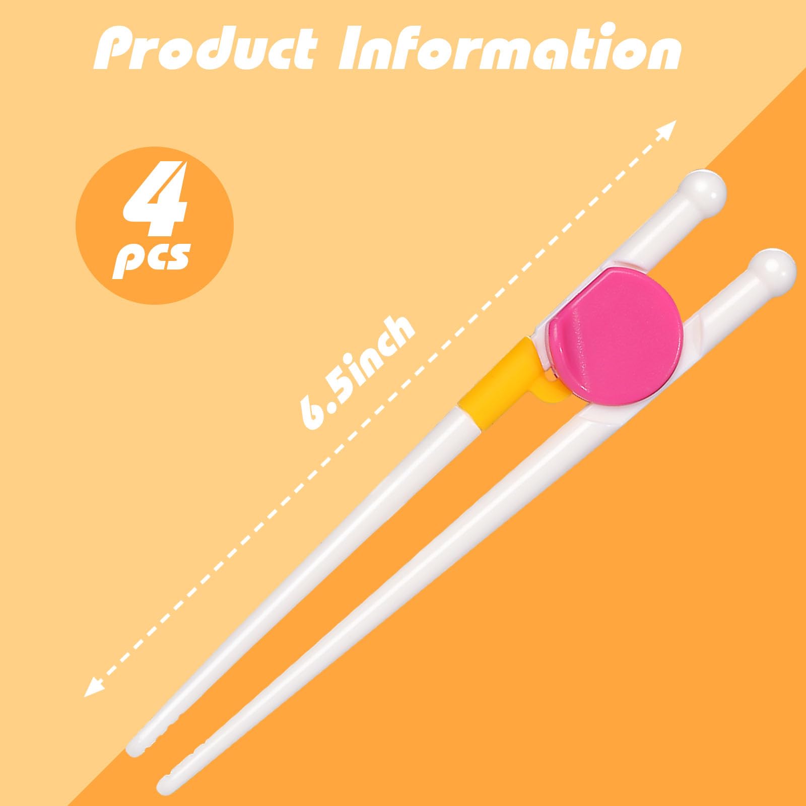 HANSGO kids training chopsticks blue color pair