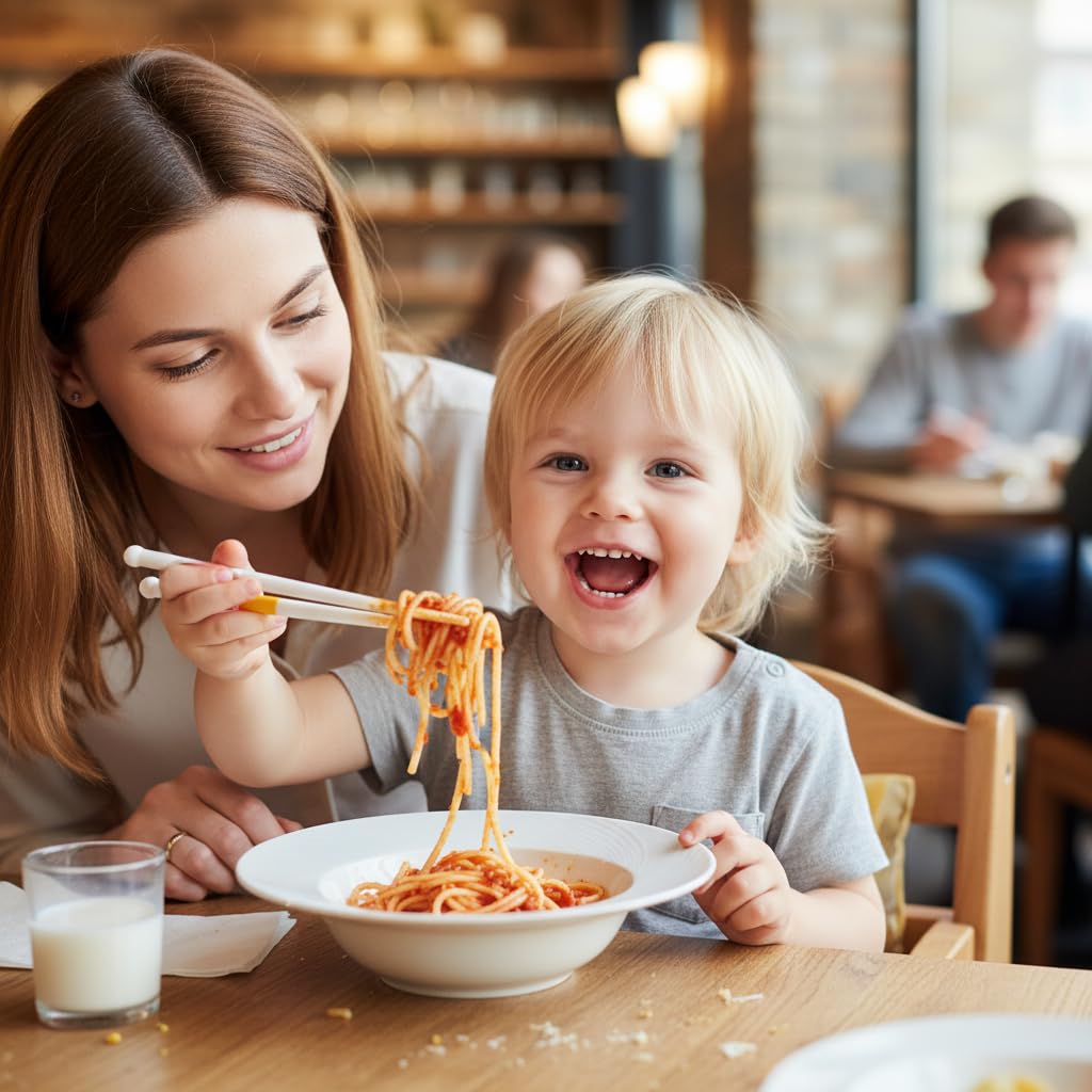 Left or right handed use for kids with HANSGO chopsticks image