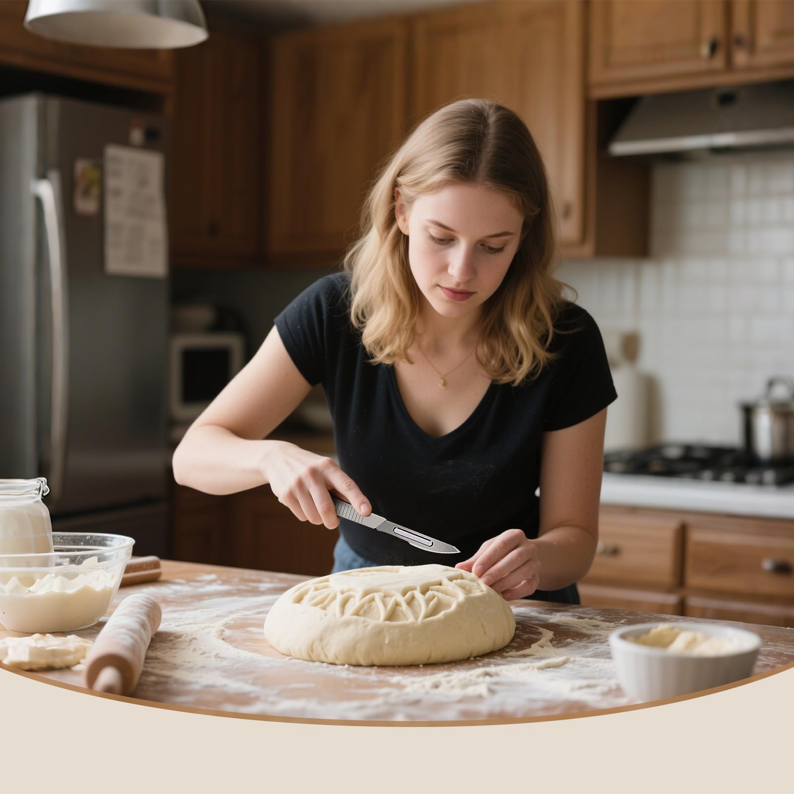HAOIOKSC professional bread scoring tool for artisan bakers