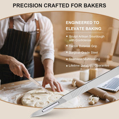 HAOIOKSC sourdough scoring tool stainless steel blades