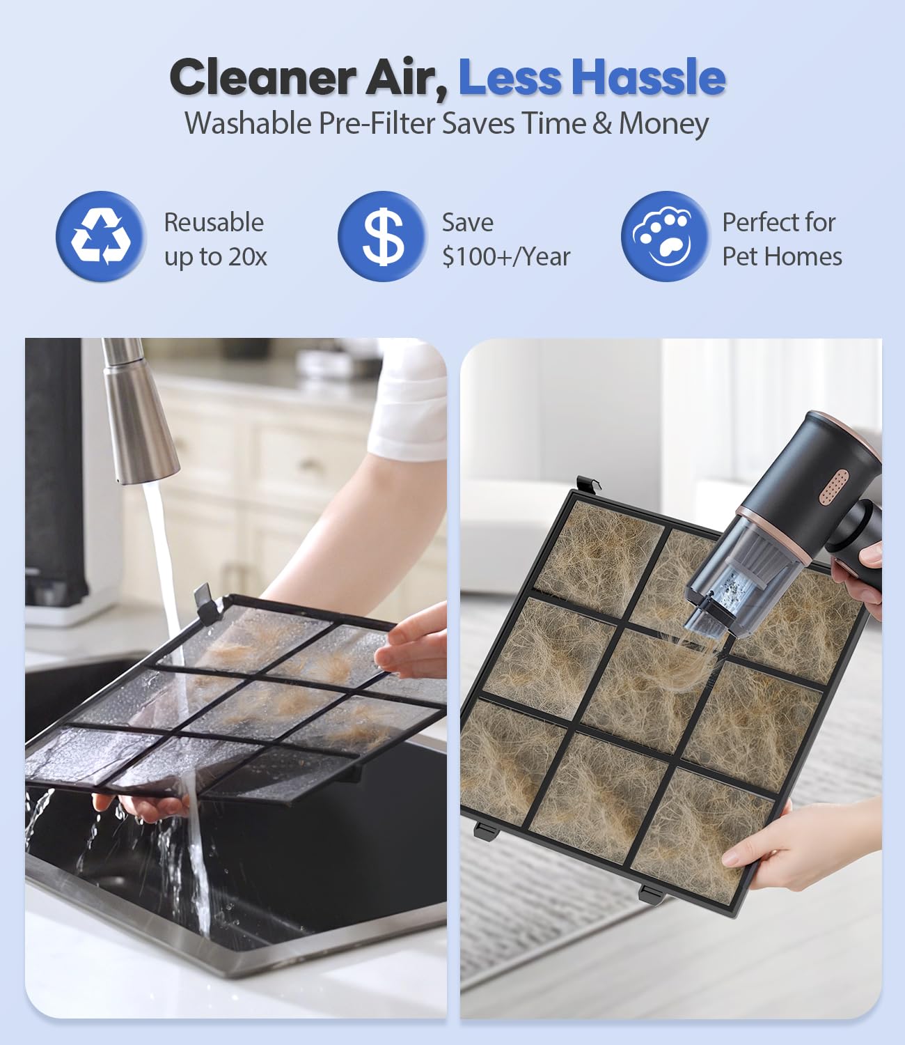 PM2.5 sensor real-time air quality display