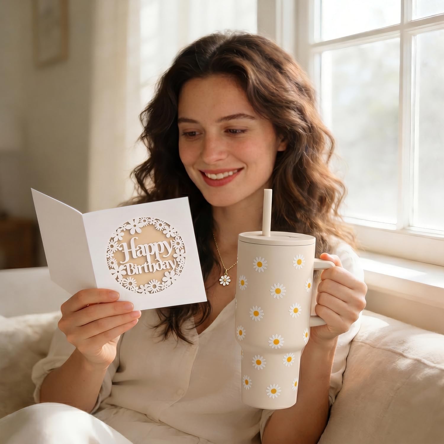 Happy Birthday scented candle inside box