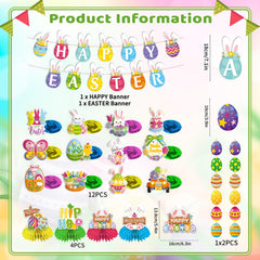happy easter banner closeup