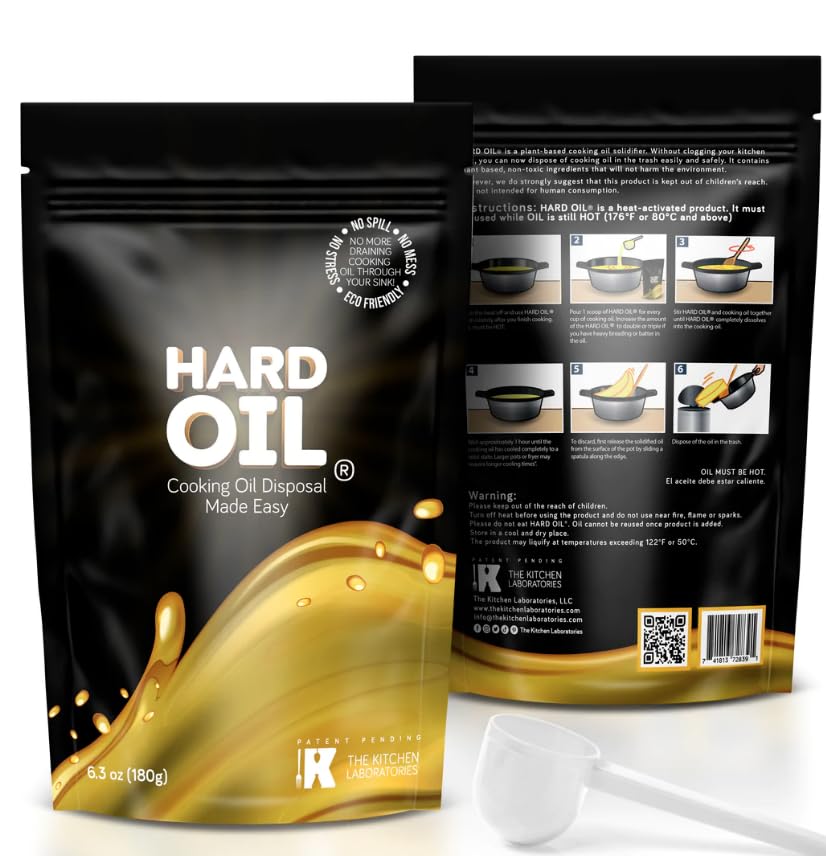 HARD OIL solidifier powder 180g bag packaging
