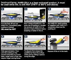 HARD OIL solidifies up to 18 cups of used oil