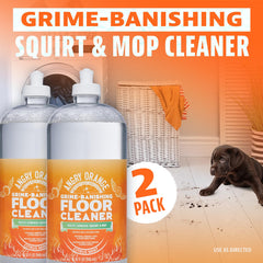 ANGRY ORANGE floor cleaner no rinse 32 oz bottle