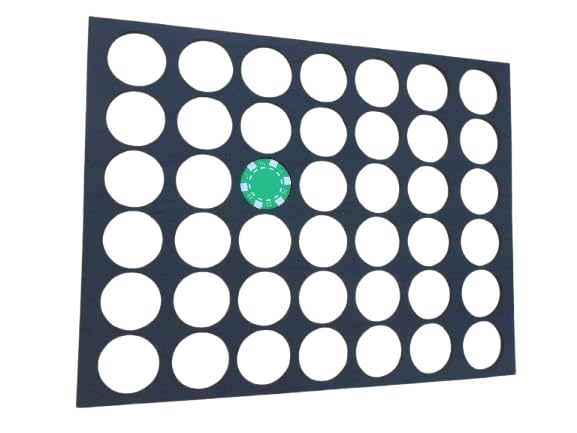 Harley-Davidson 11x14 poker chip insert for 42 chips