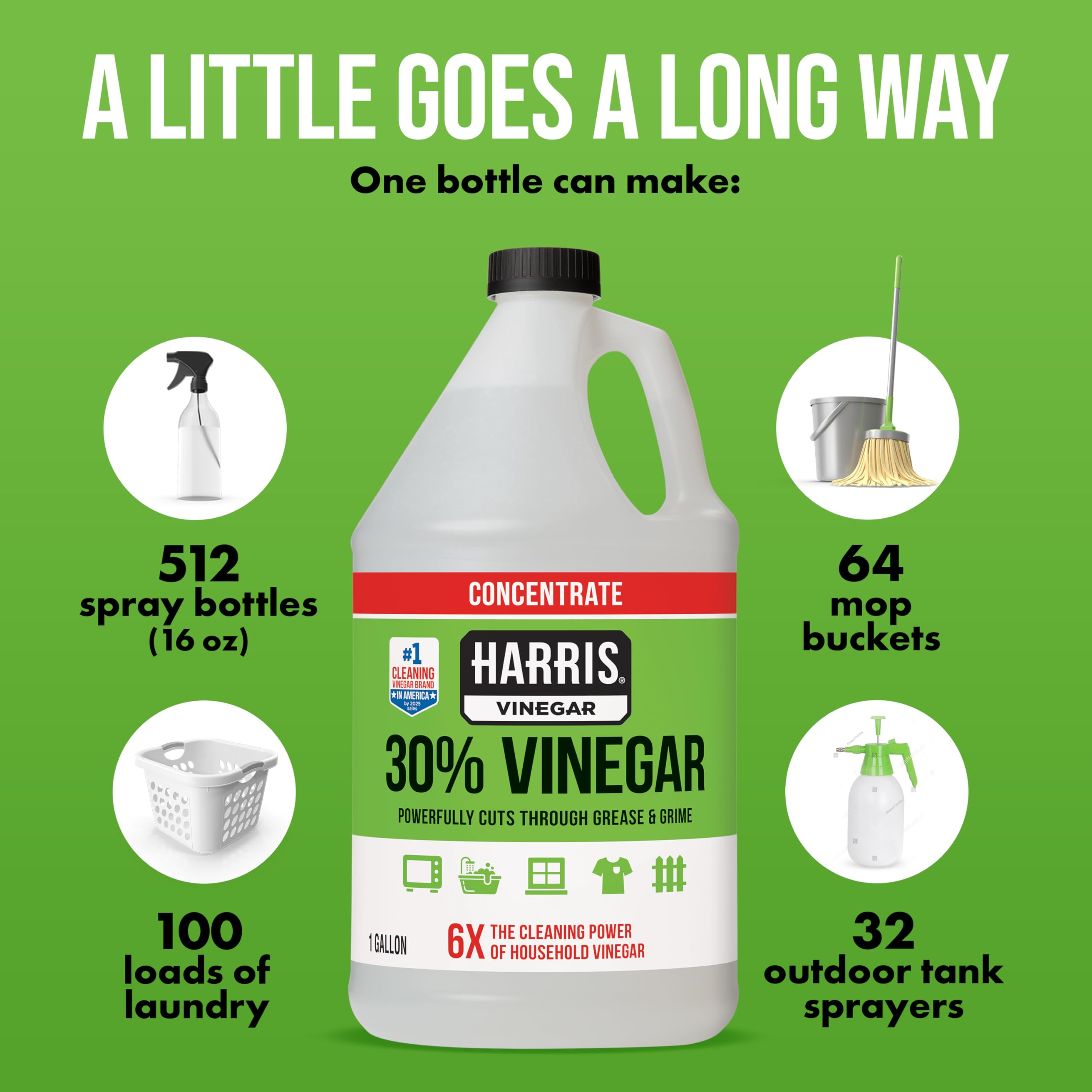 HARRIS grease and grime cleaner on label