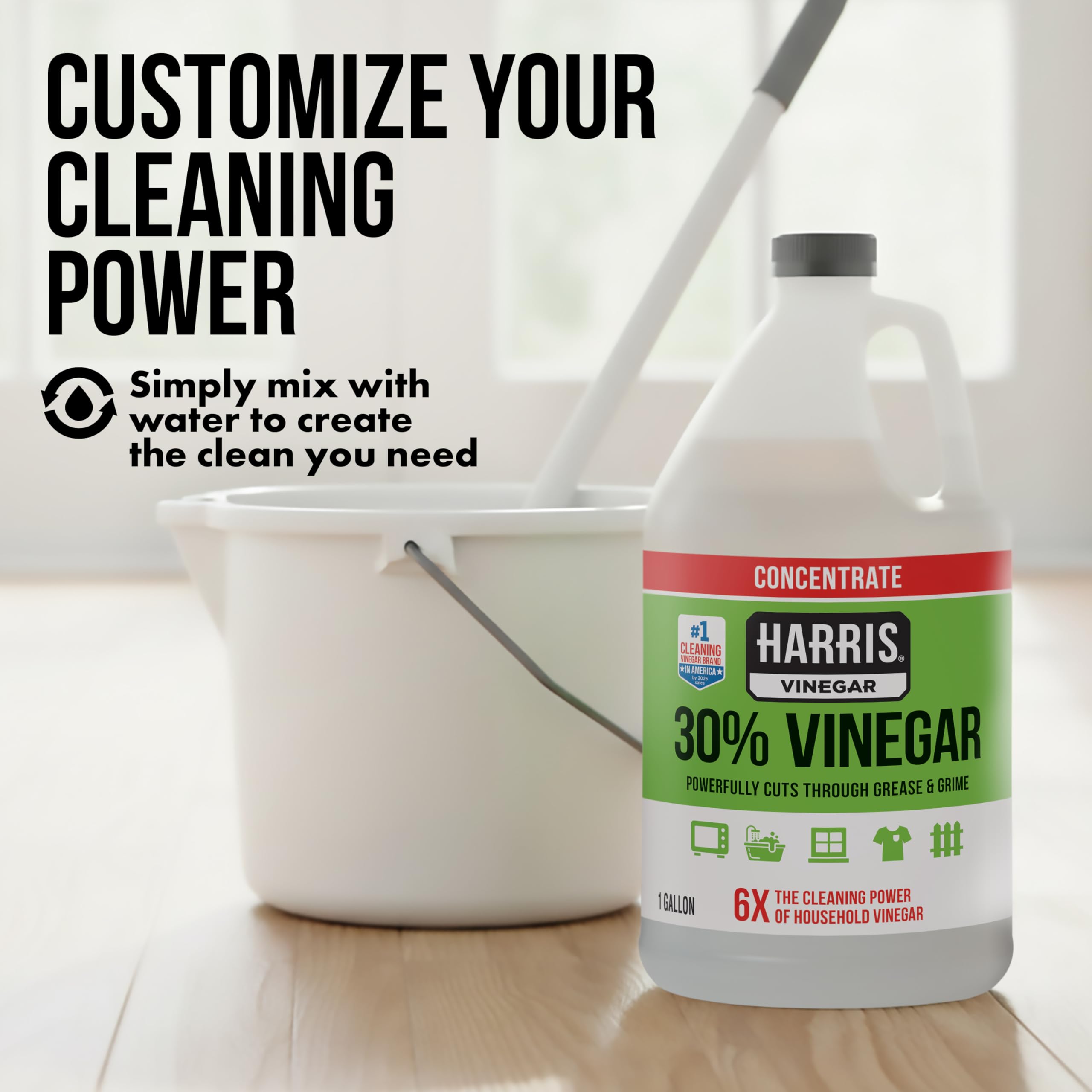 HARRIS safe for pets cleaner bottle close up