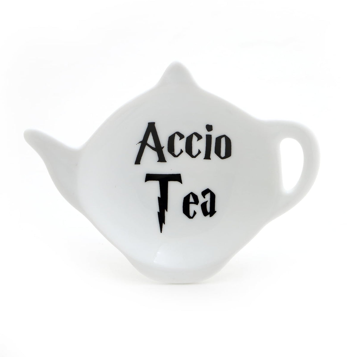 Harry Potter Accio Tea Bag Holder porcelain teapot shaped