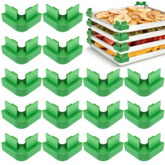 Harvest Right tray stackers green silicone 16-piece set