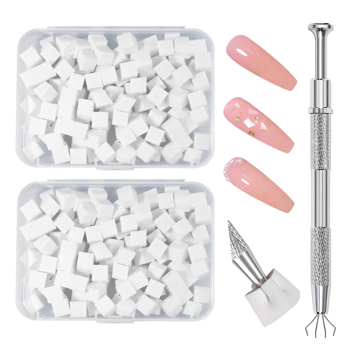 Hasakhi ombre nail sponges suitable for home use and salons