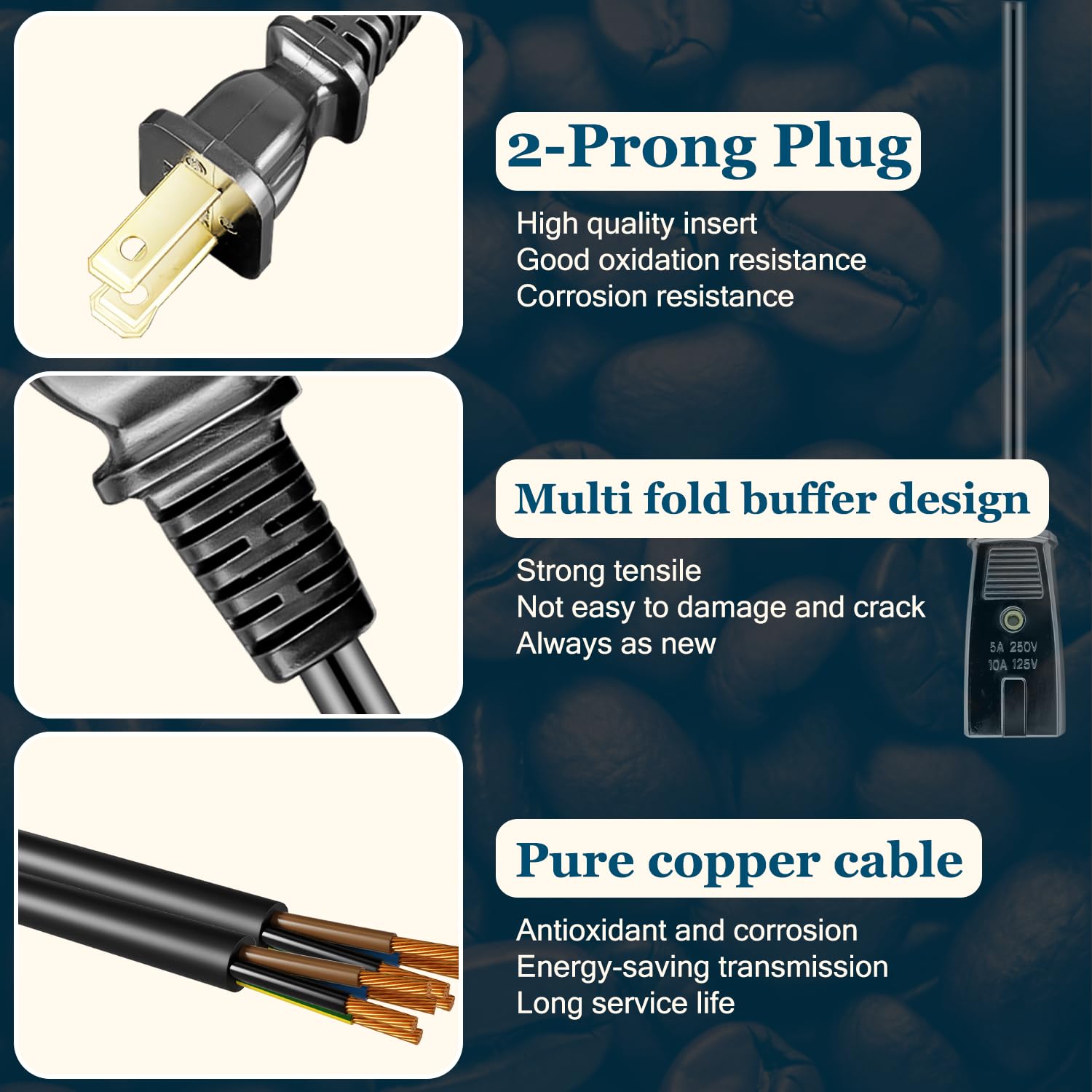 36 inch length cord for Farberware percolator