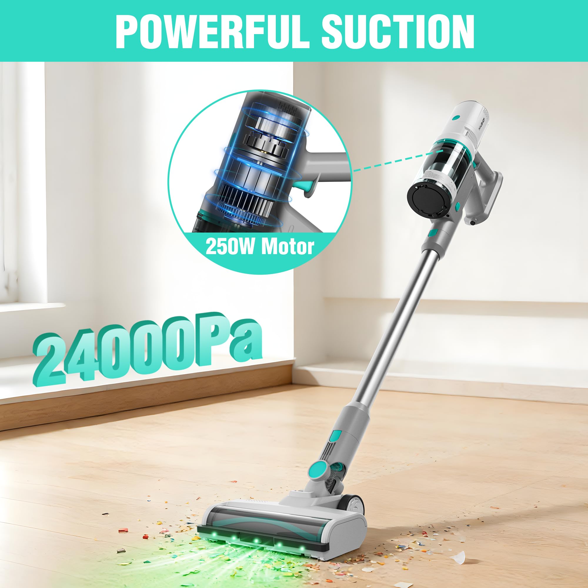 HAUSHOF quiet mode for low noise docking and charging