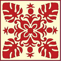 Reusable 10 mil Mylar stencil for quilting and crafts