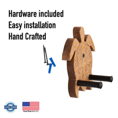 Versatile wall mount suitable for ukuleles and other instruments