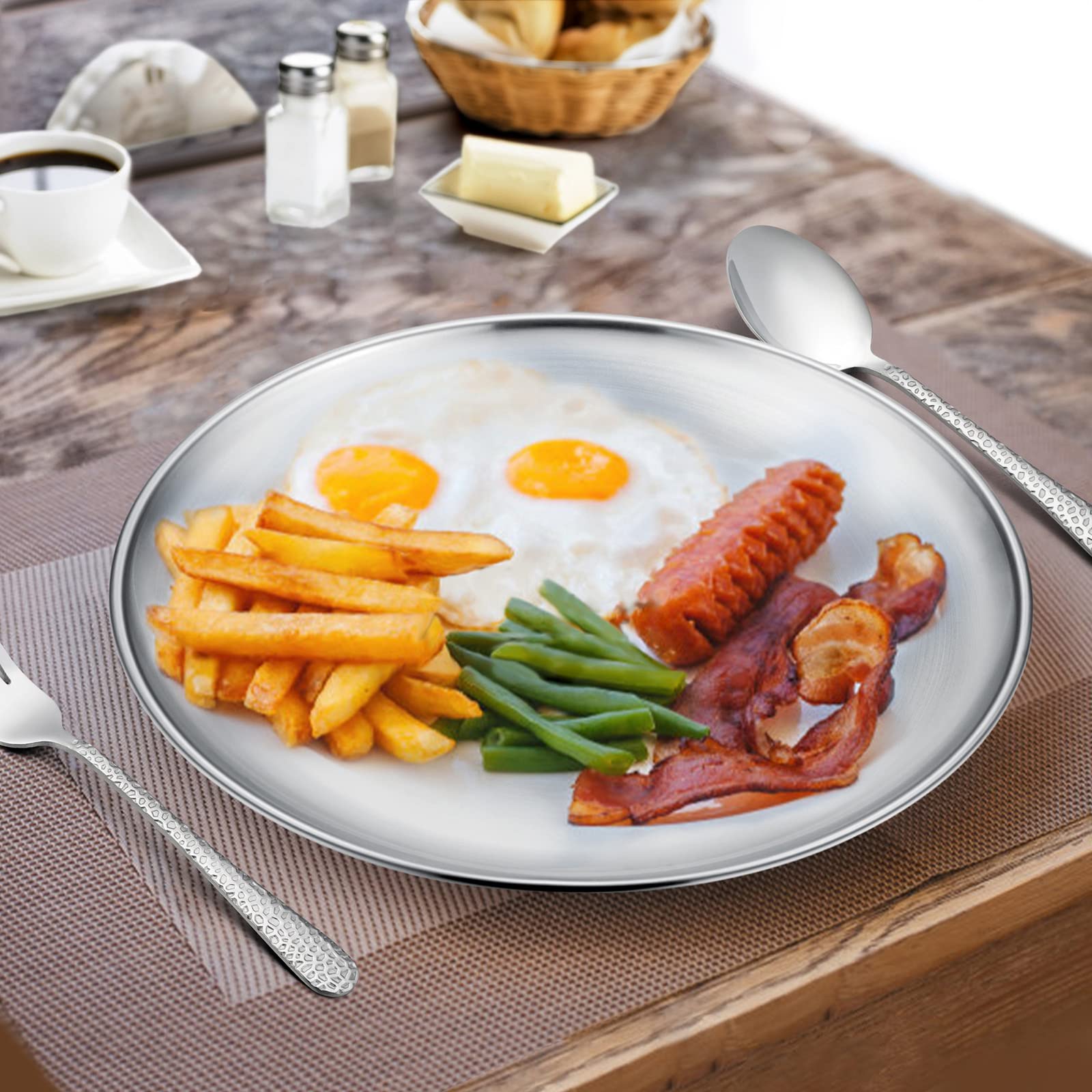 Set of four HaWare plates for kids meals