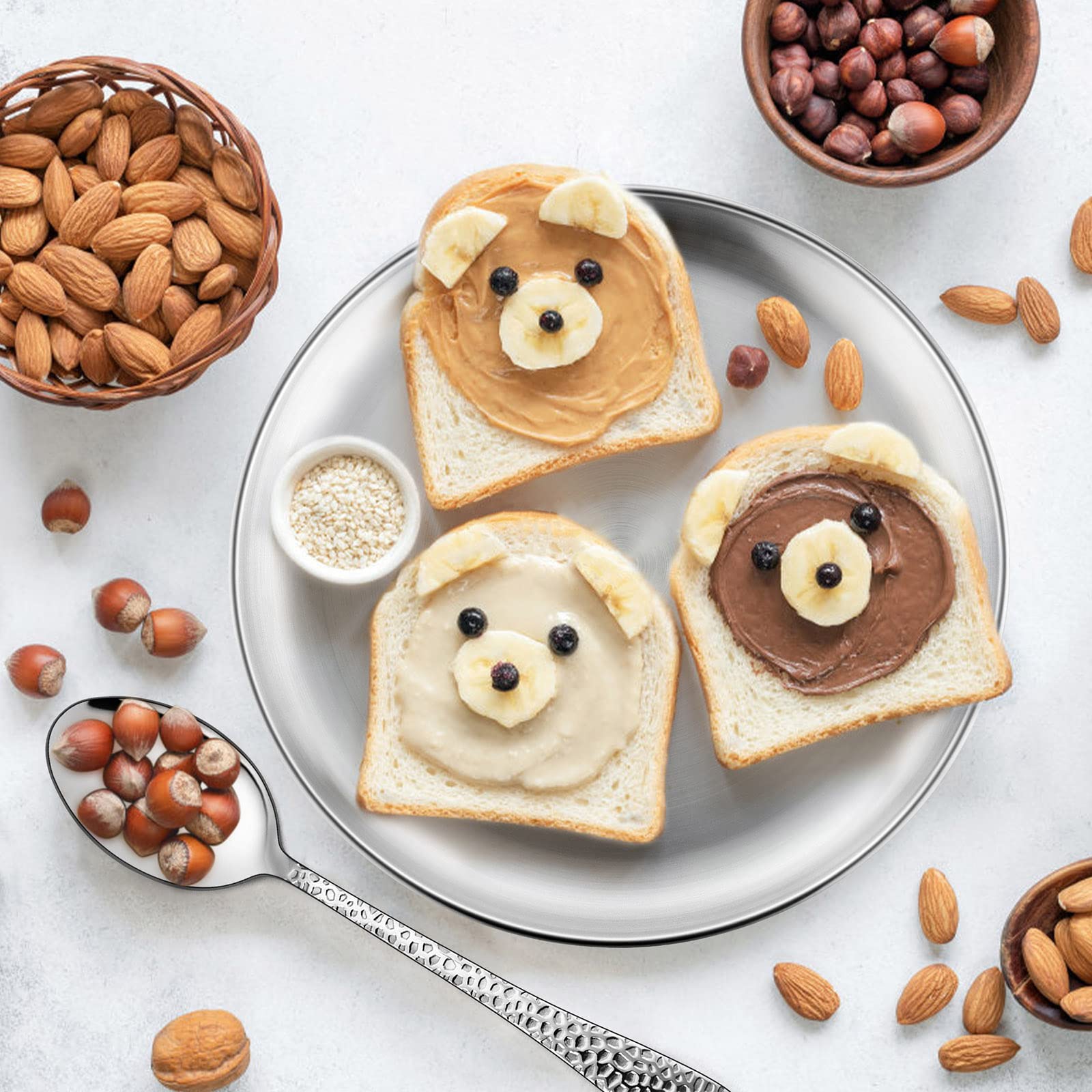 Oven-heatable dishwasher safe plates for kids