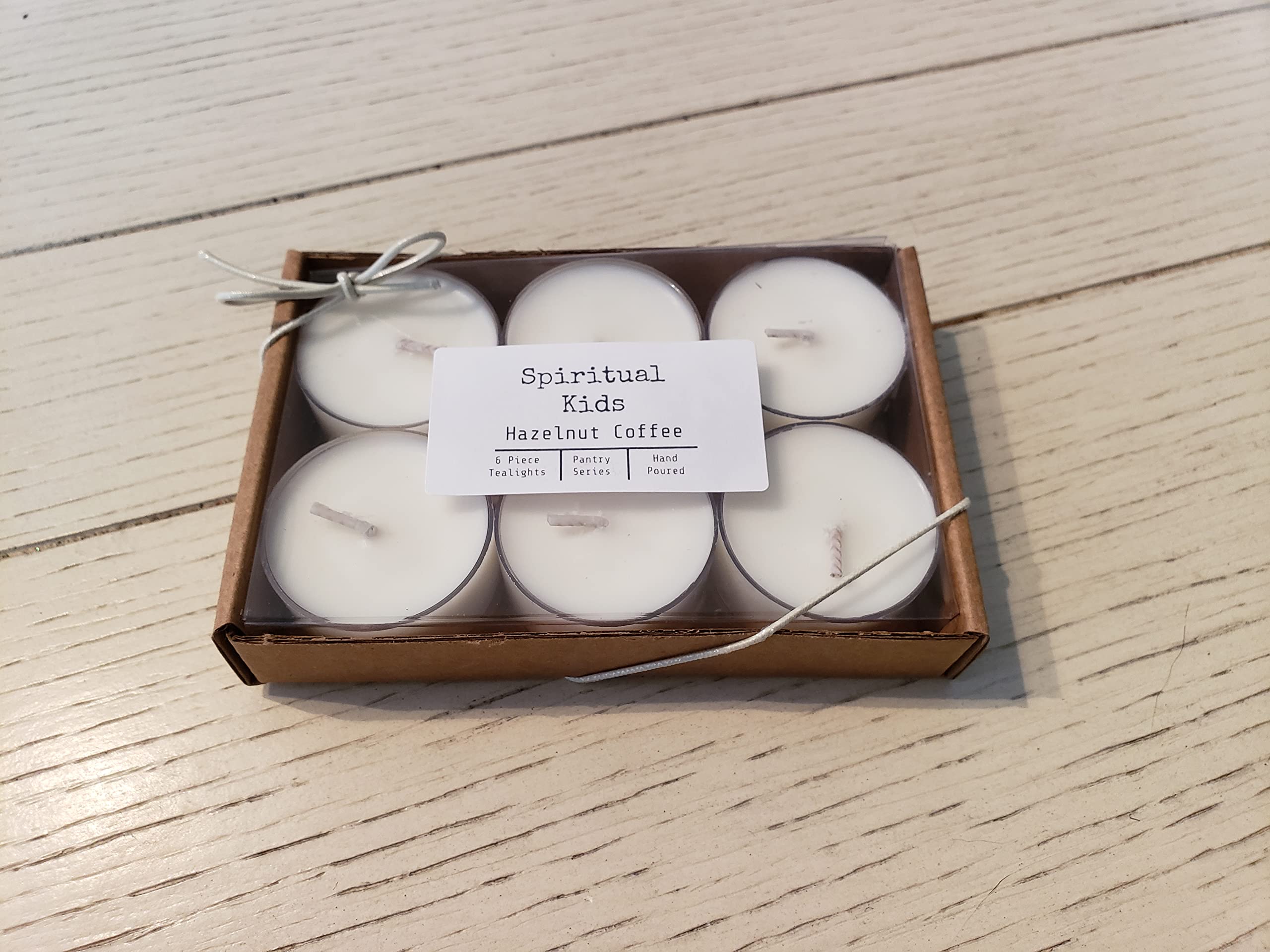 Hazelnut Coffee Scented Tealights with essential oils
