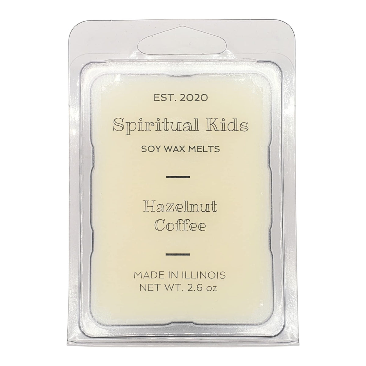 Hazelnut Coffee wax melts 2.6 oz six 1-inch cubes