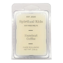Hazelnut Coffee wax melts 2.6 oz six 1-inch cubes