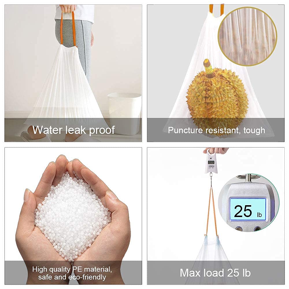 HDPE material trash bag no odor
