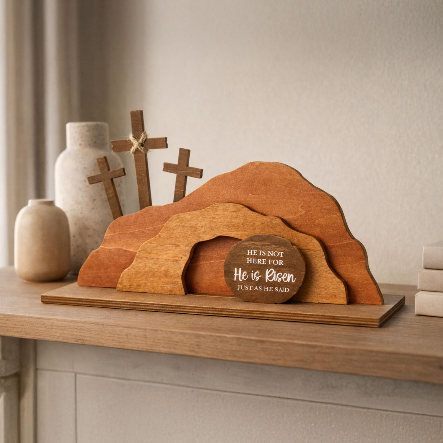 Tabletop stand on flat surfaces for display