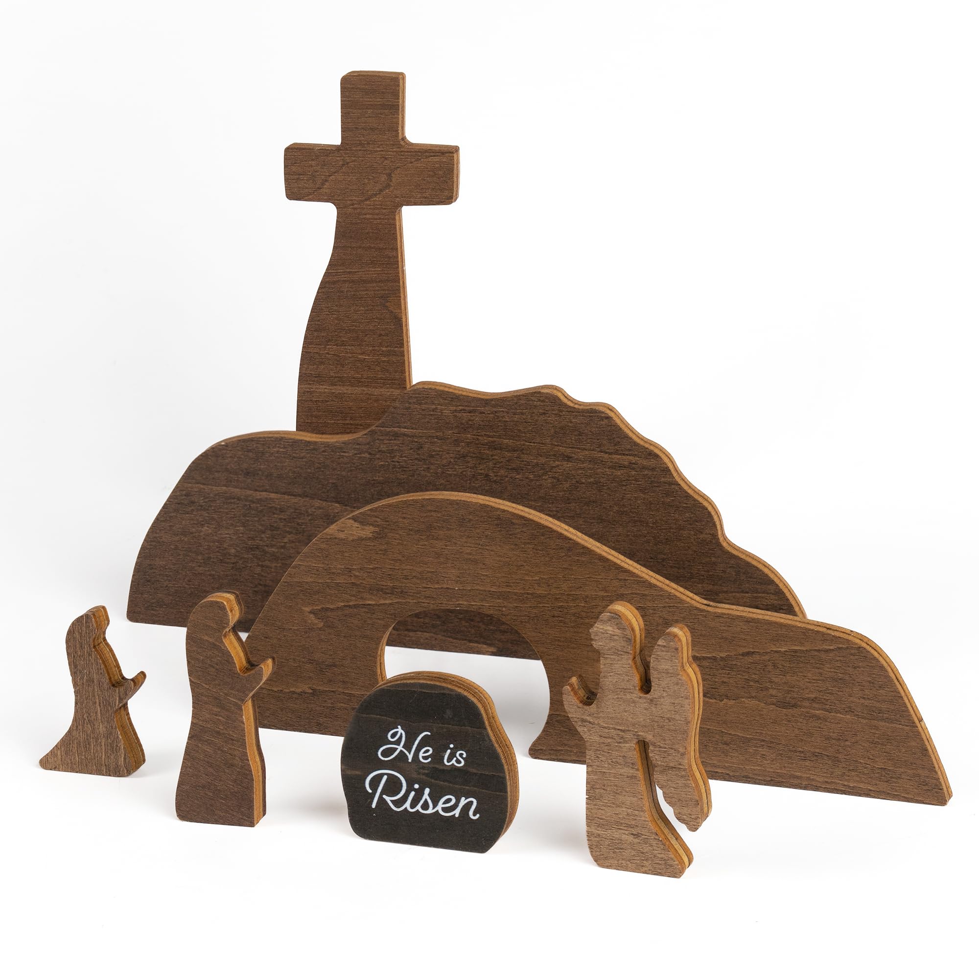 Religious Easter decoration for desk shelves office