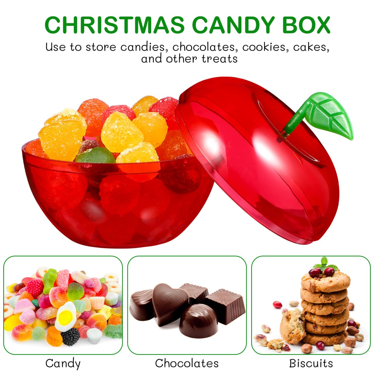 36pcs apple boxes for favors in festive packaging Healeved