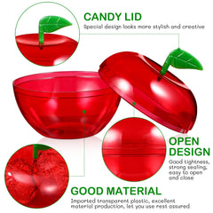 Plastic apple candy boxes for Christmas events Healeved image