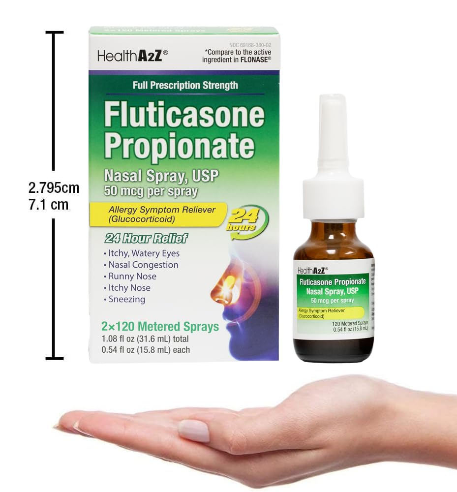 HealthA2Z Fluticasone nasal spray for allergies home use image