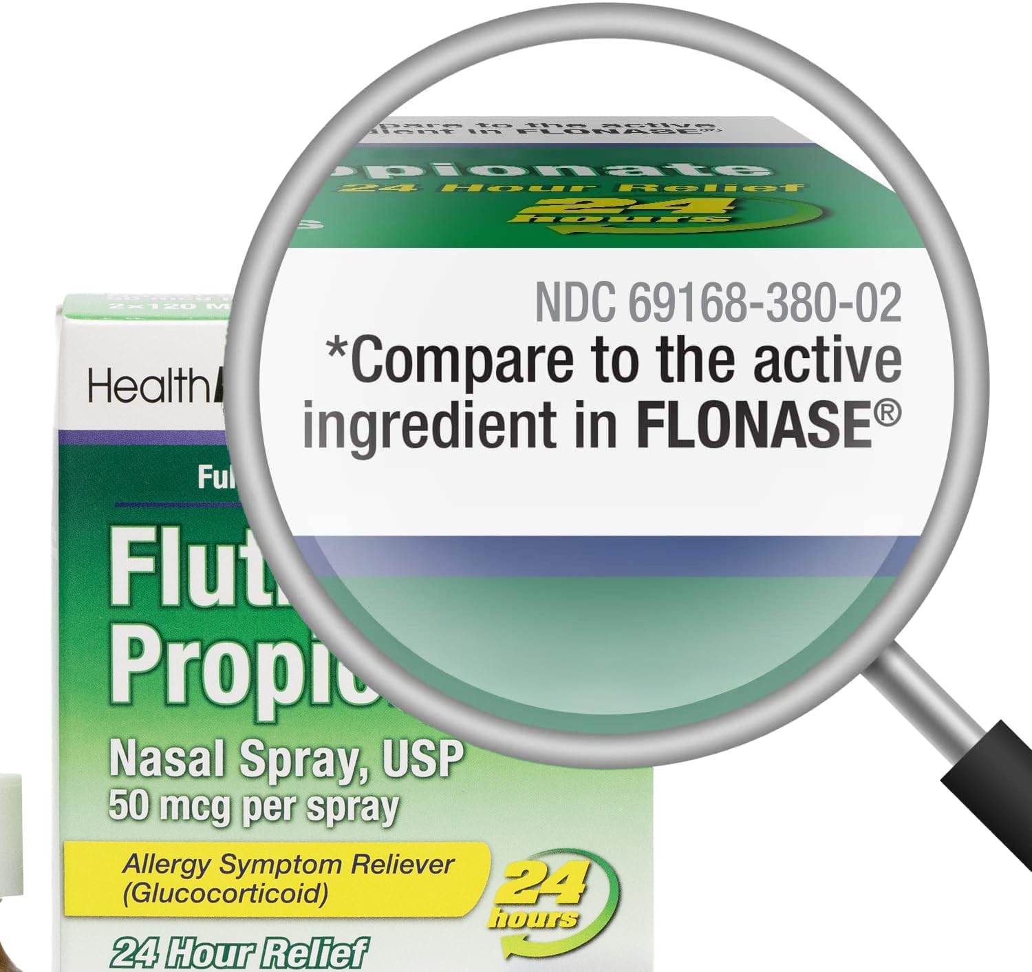 HealthA2Z Fluticasone 50mcg Nasal Spray 2-pack image