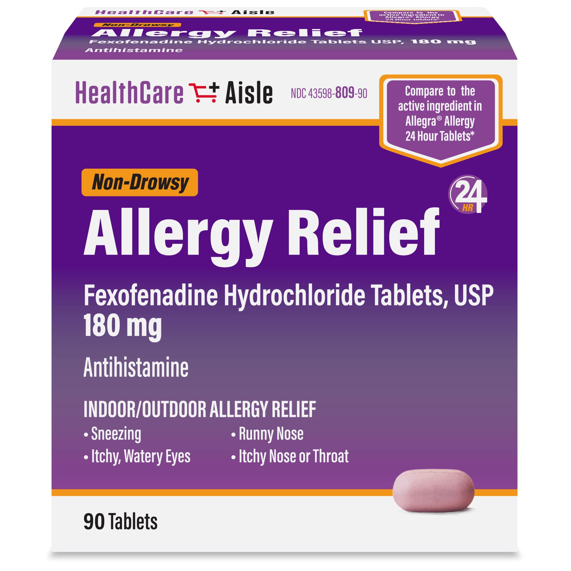 HealthCareAisle allergy relief 180 mg tablet
