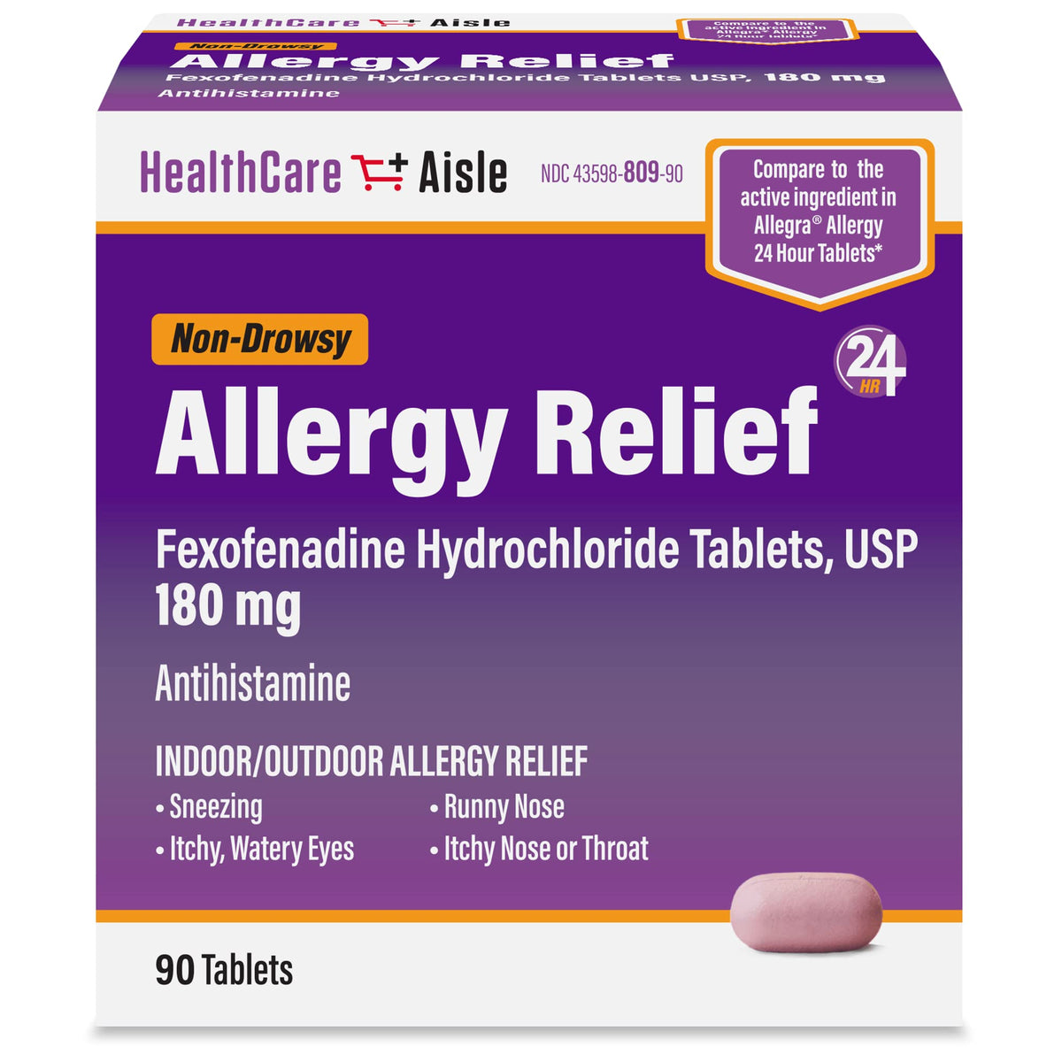 HealthCareAisle allergy relief 180 mg tablet