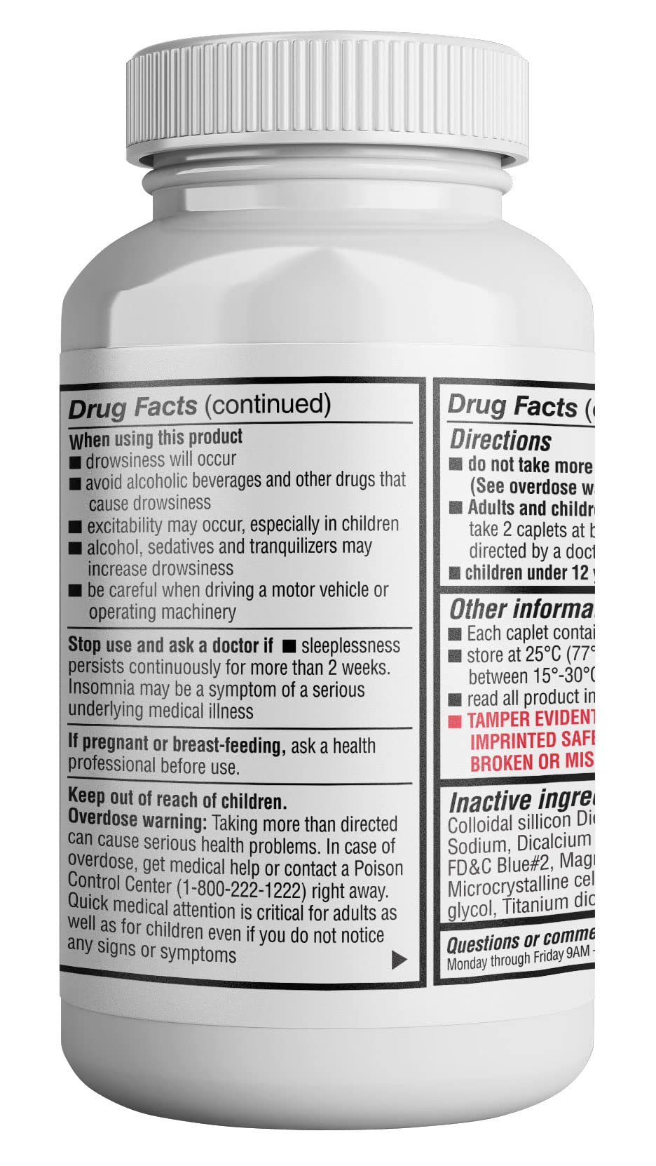 Compare HealthLife Sleep Aid to Simply Sleep active ingredient