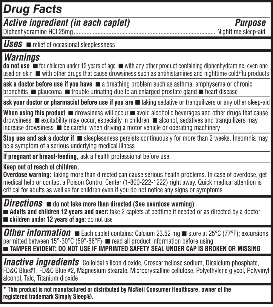 HealthLife Sleep Aid satisfaction guarantee label