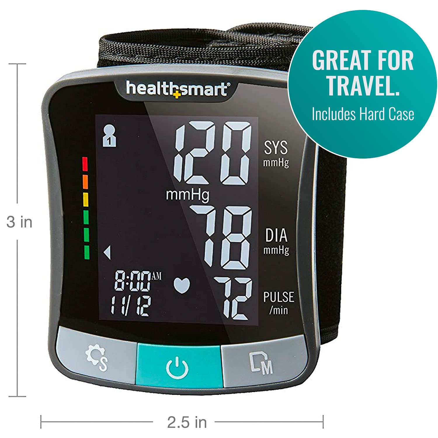 Two users profile HealthSmart blood pressure monitor